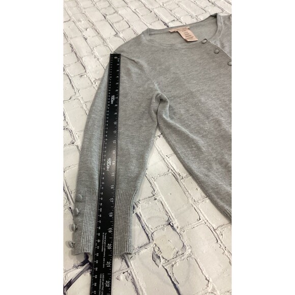 Philosphy Sweater Women's Size XL Color Gray Long Sleeve Button Front Sweater - Picture 7 of 7